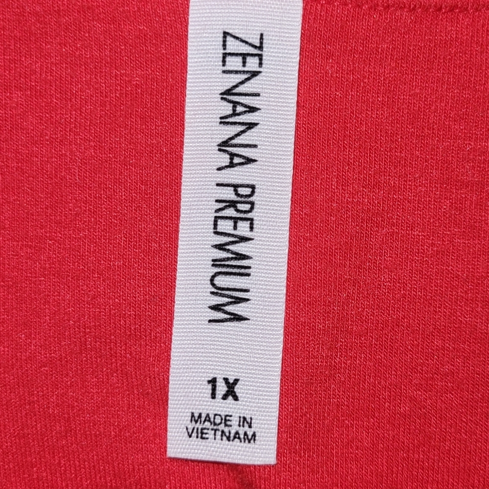 Zenana Premium red spaghetti strap tanktop maxi dress - 1X - Picture 5 of 12